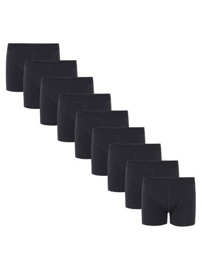 9 par sorte bomulds boxershorts