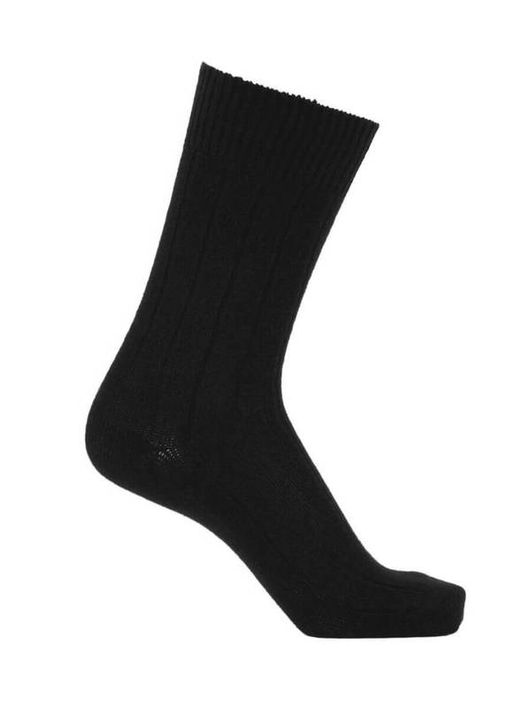 Sorte herre uldsokker med cashmere, str. 40-45 – alternativt billede