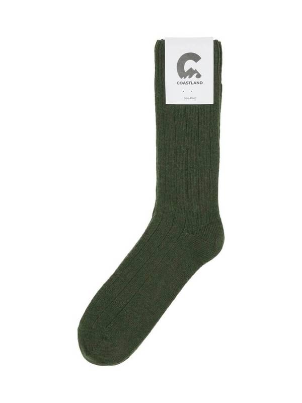 Grønne herre uldsokker med cashmere, str. 40-45 – alternativt billede