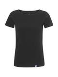 Coastland of Denmark dame T-shirt med merinould, sort