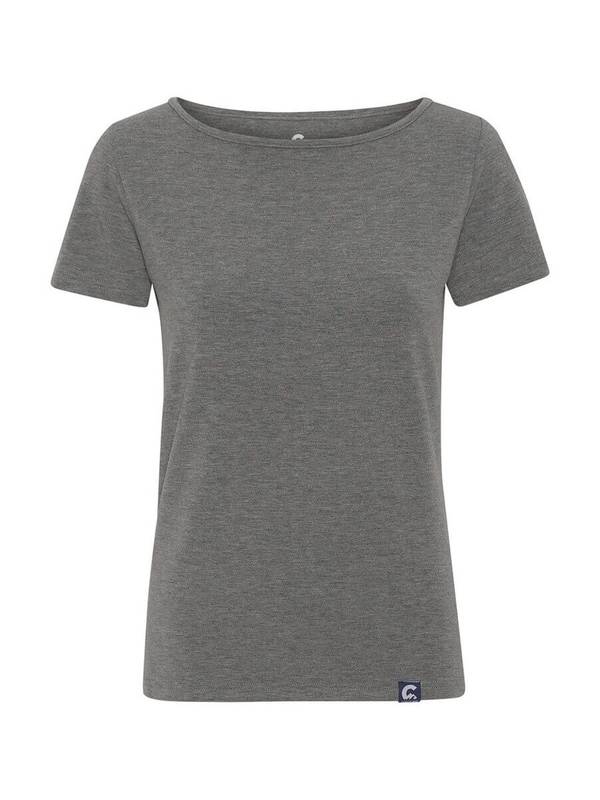 Coastland of Denmark dame T-shirt med merinould, grå – alternativt billede