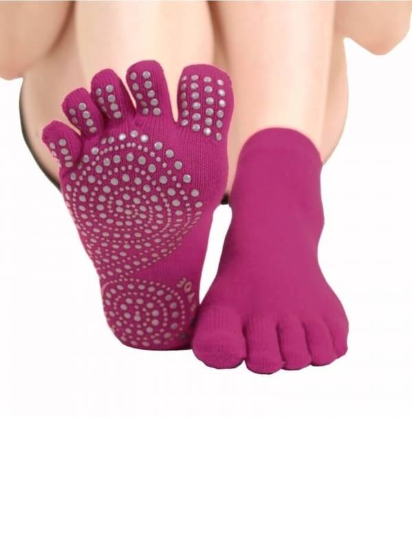 Pink TOETOE Yoga & Pilates Anti-Slip Sole Trainer