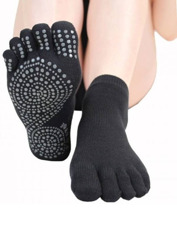 Sorte TOETOE Yoga & Pilates Anti-Slip Sole Trainer