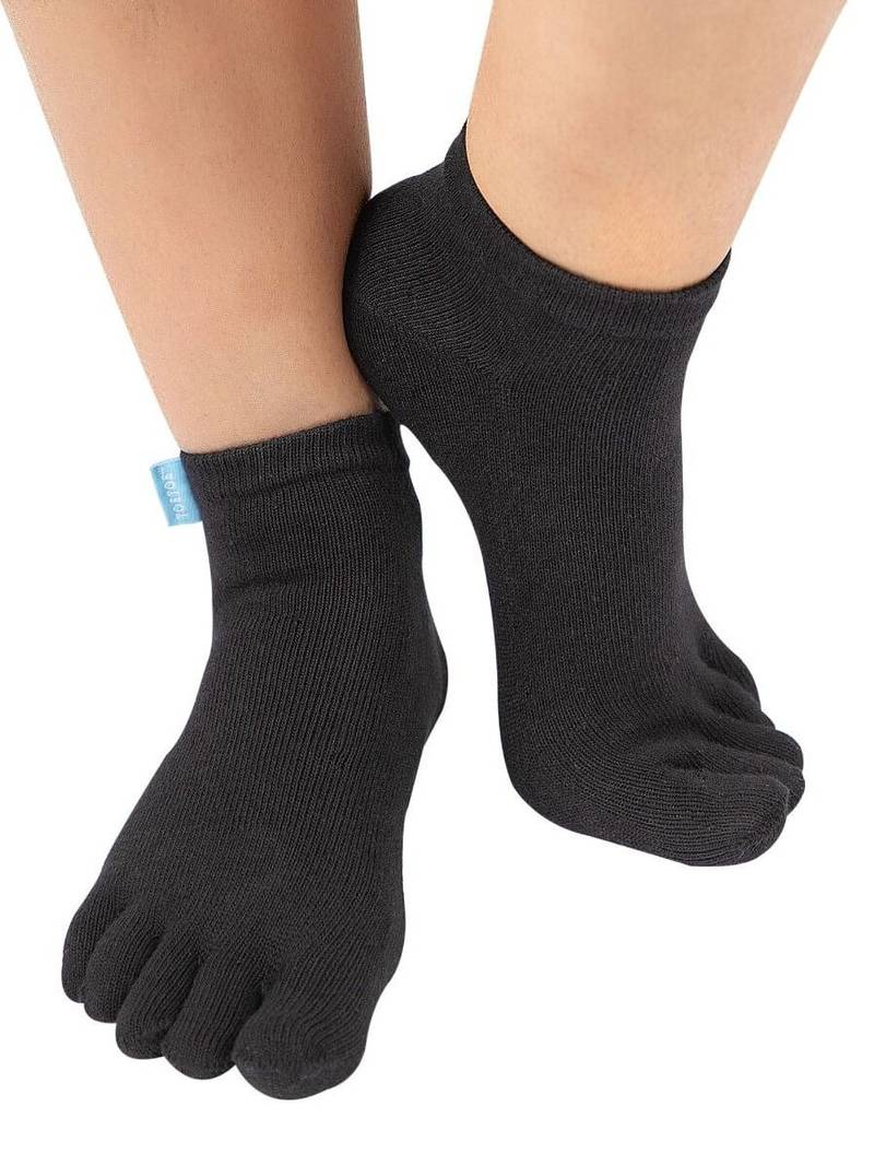 Sort Ankel Tåsokker TOETOE Essential (Korte Sokker)