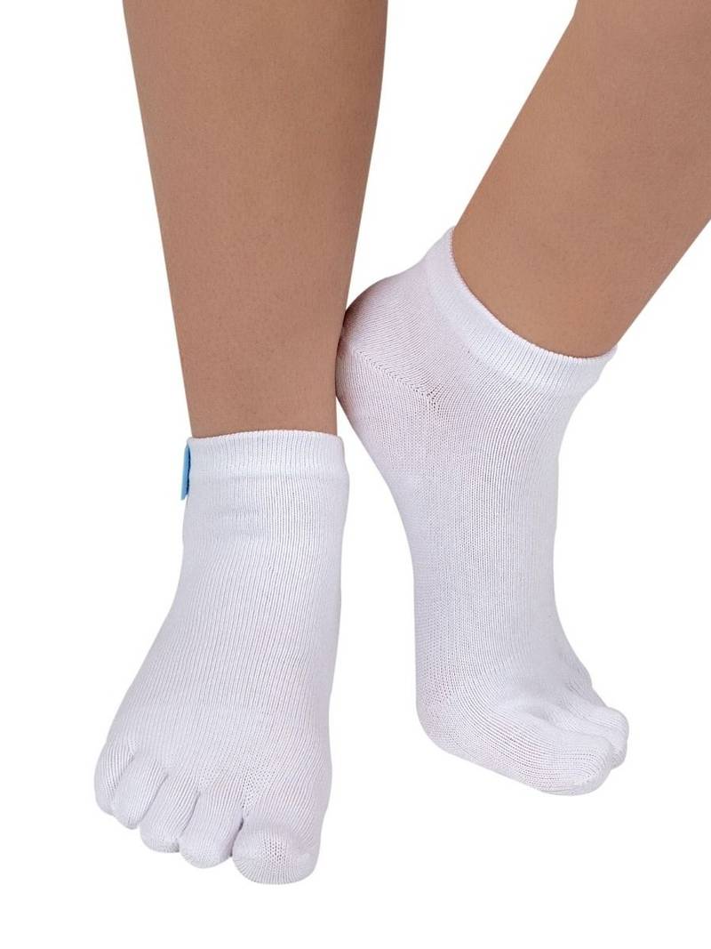Hvide Ankel Tåsokker TOETOE Essential (Korte Sokker)