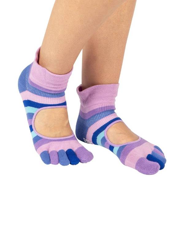 Pink TOETOE Yoga & Pilates Anti-Slip Tåstrømper Serene – alternativt billede