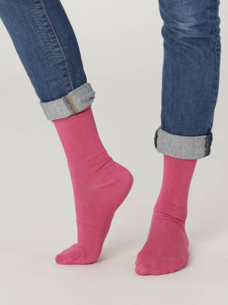 Lyserød bambus damestrømper fra Socks CPH, str. 36-40