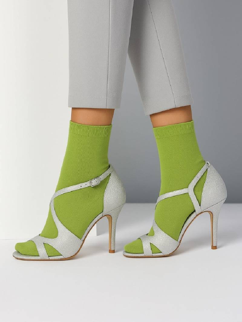 Grønne bambus damestrømper fra Socks CPH, str. 36-40