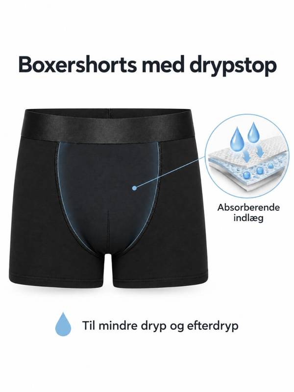 Sorte bambus underbukser med drypstop, SorteSokker – alternativt billede