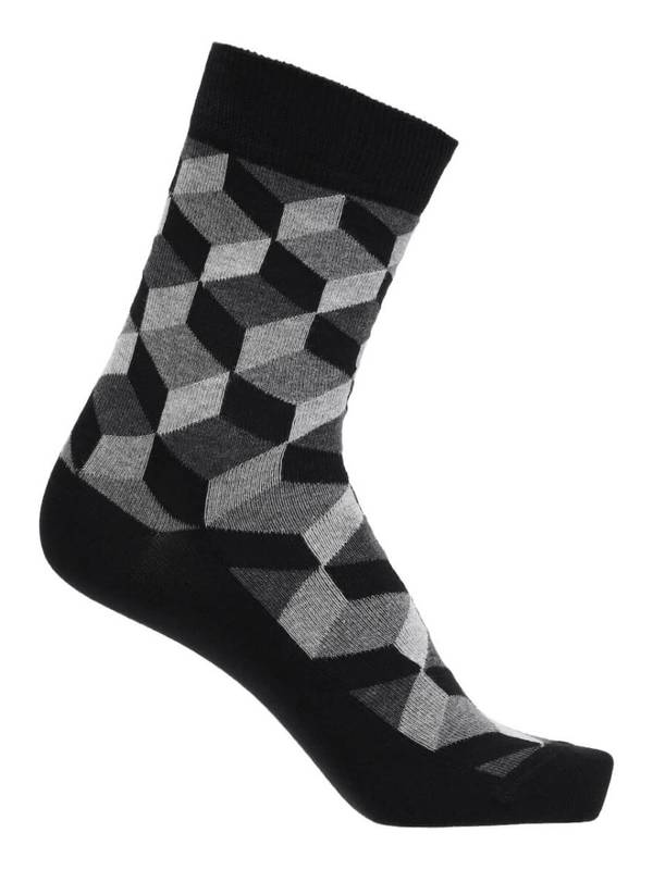 Sorte strømper med box mønster, Socks CPH – alternativt billede