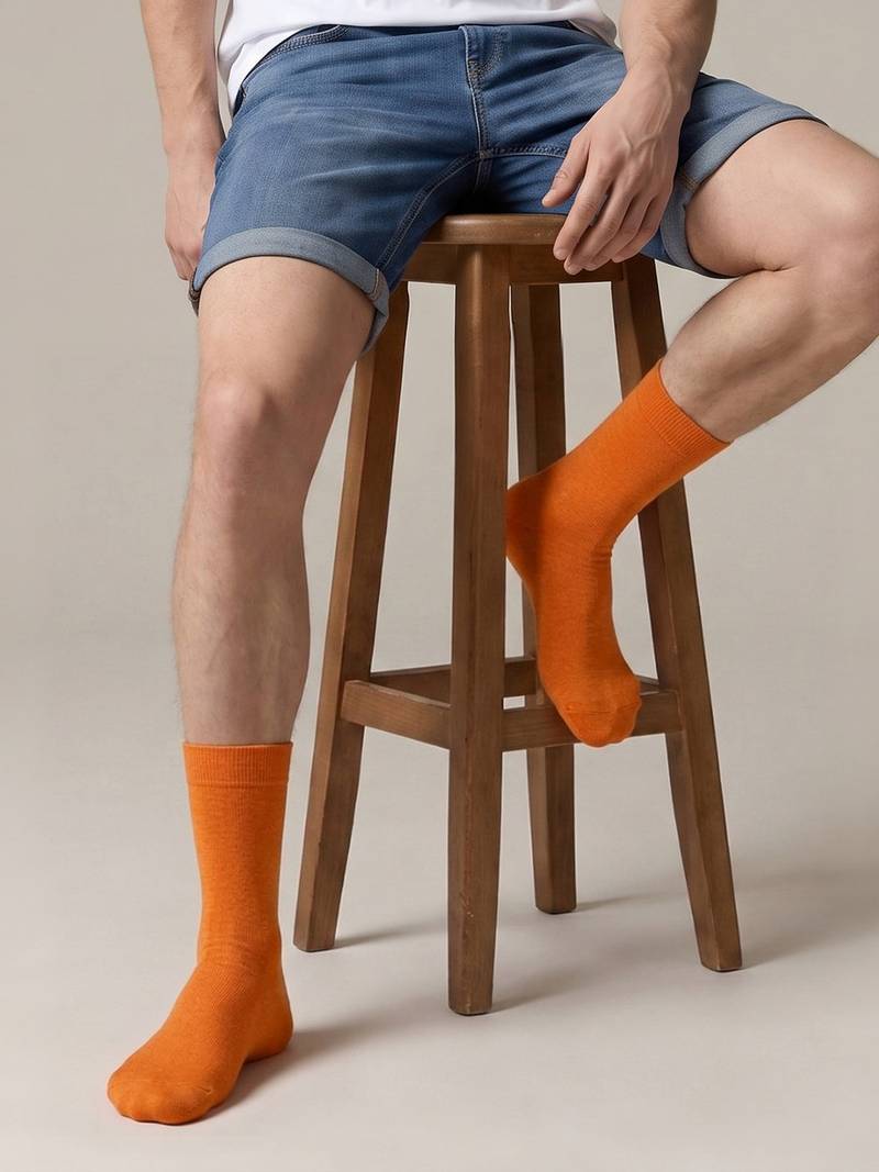 Orange strømper fra Socks CPH