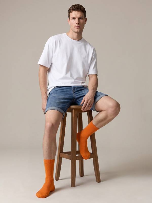 Orange strømper fra Socks CPH