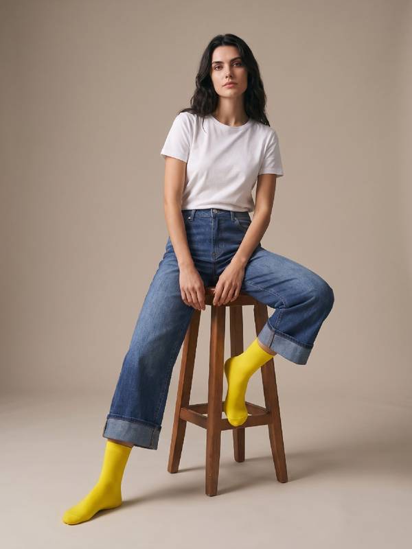 Gule strømper fra Socks CPH – alternativt billede