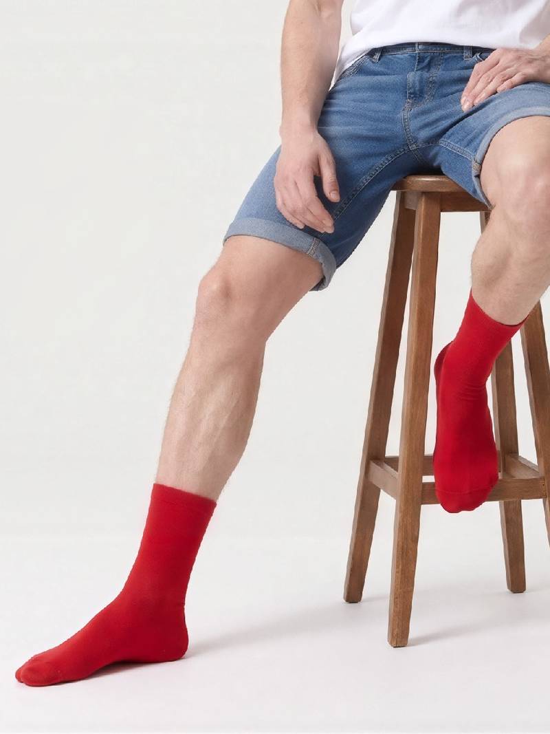 Røde strømper fra Socks CPH